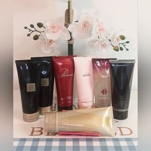 💕Lot Of 7 New Avon Scented Body Lotions, ShowerGels, Prima, Passion, Attraction